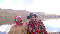 Owen-don-lorenzo | green tara college Don lorenzo & owen roberts at peru's Golden Lake