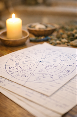 Natal chart interpretation training - shamanic astrology course